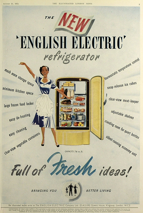 english electric fridge